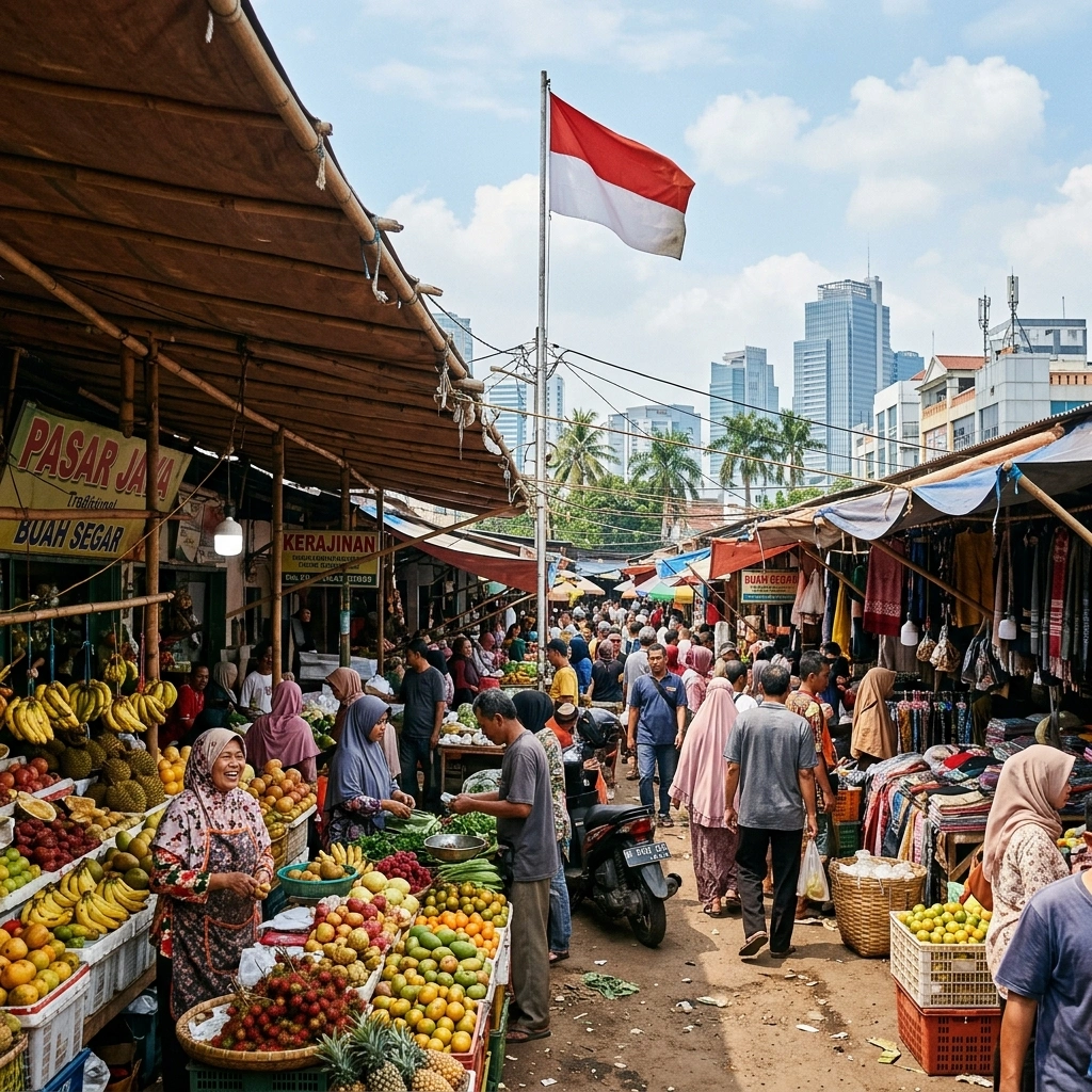 Traditional Indonesian Market